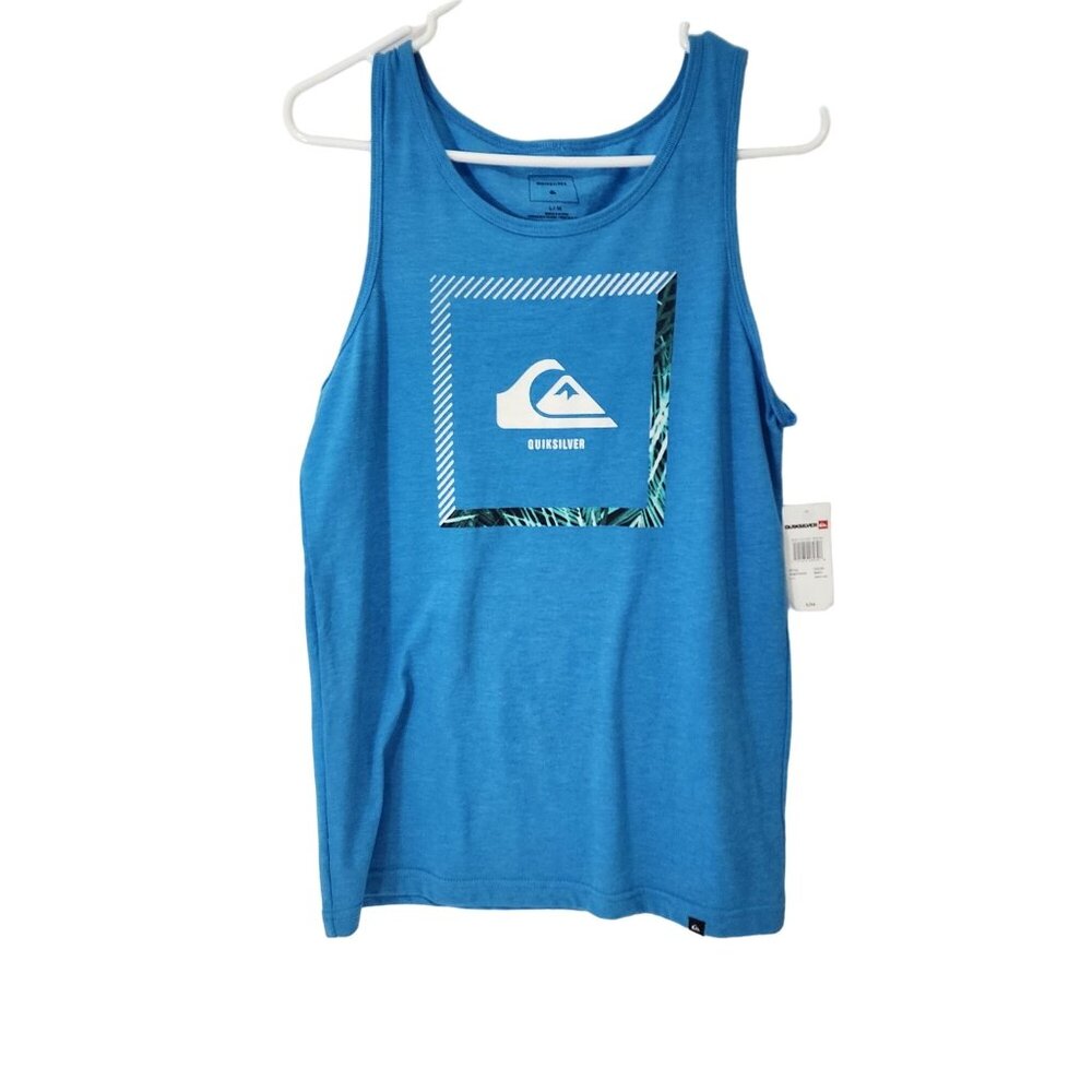 Quiksilver Kids Blue Beat The Heat Tank Top L